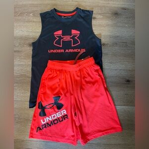 Under Armour Black and Bright Beta/Coral Sportswear